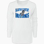 MacArthur Elementary Mustangs <span class="pdp-name-mascot">McArthur Elementary</span> Nike Women's Core Long Sleeve T-Shirt Front Thumbnail