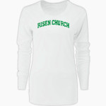 Risen Church <span class="pdp-name-mascot">Risen Church</span> Nike Women's Core Long Sleeve T-Shirt Front Thumbnail