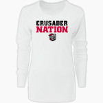 Belmont Abbey College The Official Store of the Crusaders Nike Women's Core Long Sleeve T-Shirt Front Thumbnail