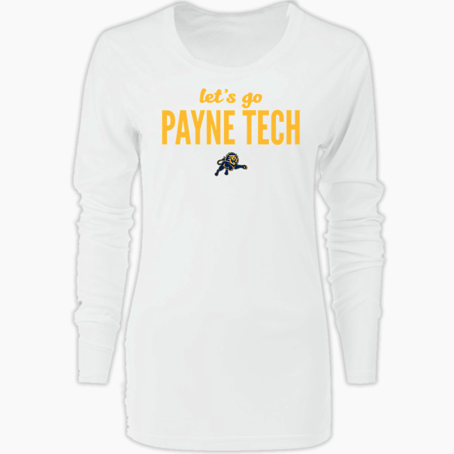 Payne Tech Lions <span class="pdp-name-mascot">Payne Tech Lions</span> Nike Women's Core Long Sleeve T-Shirt