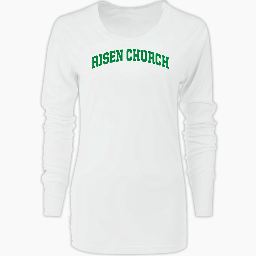 Risen Church <span class="pdp-name-mascot">Risen Church</span> Nike Women's Core Long Sleeve T-Shirt