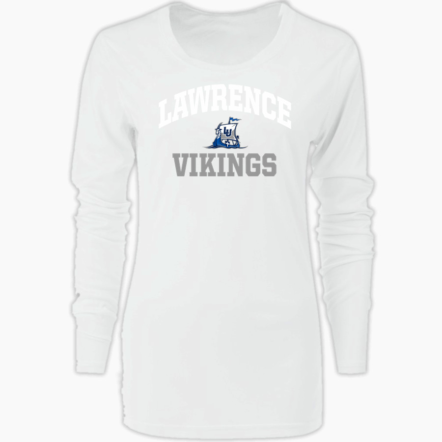 Lawrence University Vikings Online Store <span class="pdp-name-mascot">Lawrence</span> Nike Women's Core Long Sleeve T-Shirt