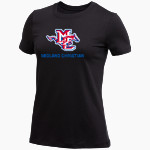 MIDLAND CHRISTIAN SCHOOL MUSTANGS <span class="pdp-name-mascot">MIDLAND MUSTANGS</span> Nike Women's Core Short Sleeve T-Shirt Front Thumbnail