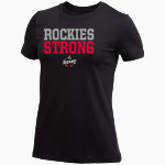 Boulder Rockies Online Store <span class="pdp-name-mascot">Boulder Rockies</span> Nike Women's Core Short Sleeve T-Shirt Front Thumbnail