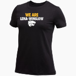 Lena-winslow Panthers <span class="pdp-name-mascot">Lena-winslow Leopards</span> Nike Women's Core Short Sleeve T-Shirt Front Thumbnail