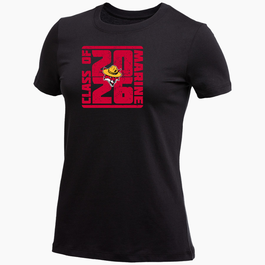 MARINE MILITARY ACADEMY LEATHERNECKS <span class="pdp-name-mascot">MARINE LEATHERNECKS</span> Nike Women's Core Short Sleeve T-Shirt