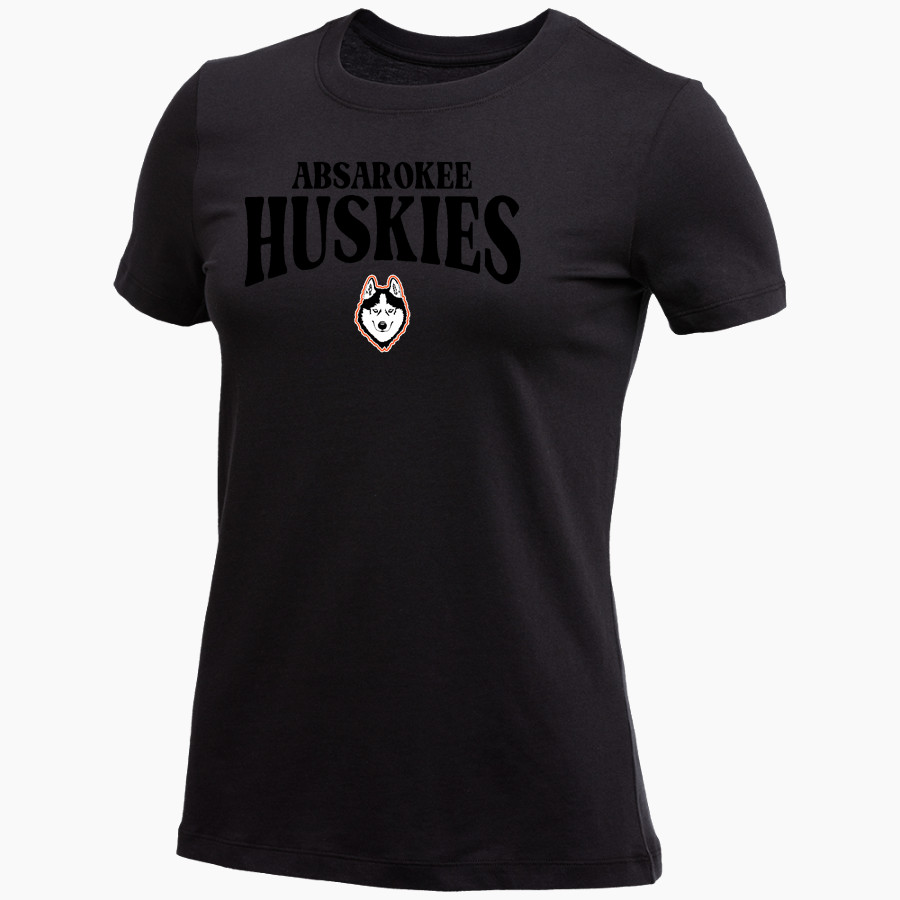 ABSAROKEE HIGH SCHOOL HUSKIES <span class="pdp-name-mascot">ABSAROKEE HUSKIES</span> Nike Women's Core Short Sleeve T-Shirt