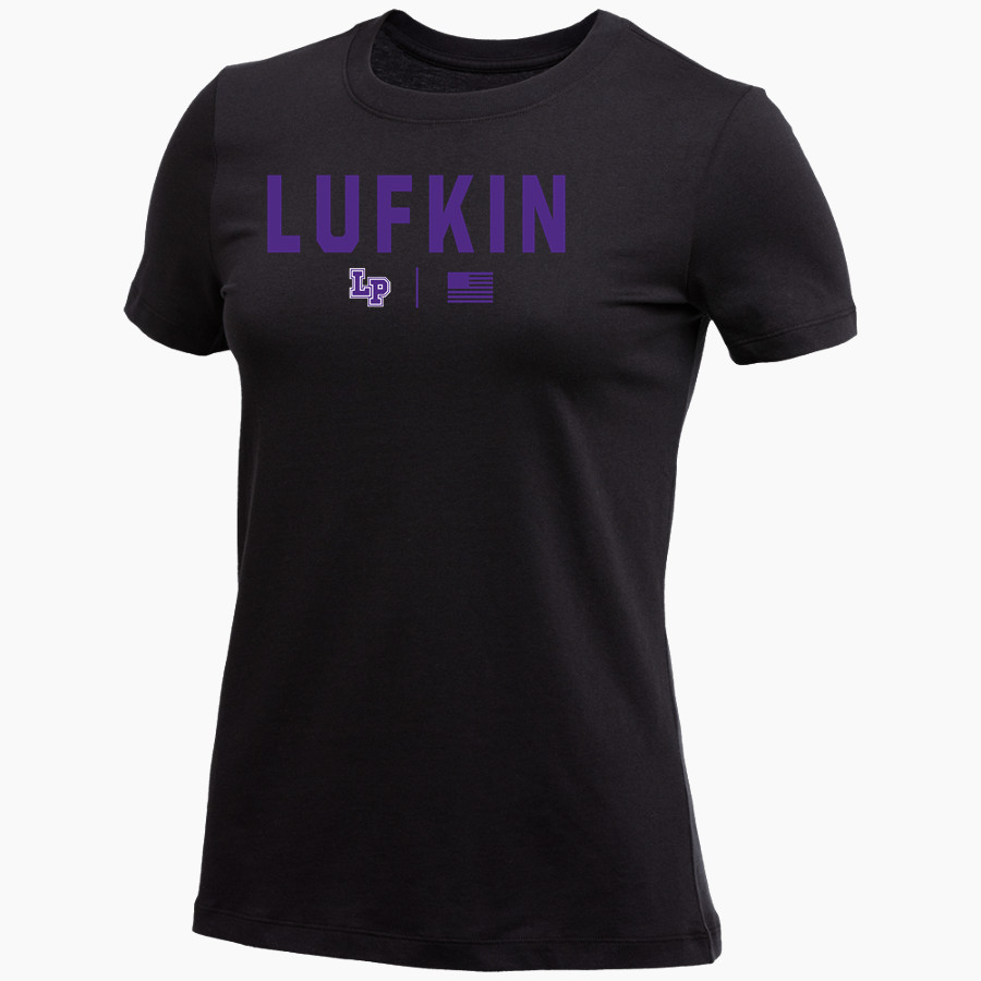 LUFKIN HIGH SCHOOL PANTHERS <span class="pdp-name-mascot">LUFKIN PANTHERS</span> Nike Women's Core Short Sleeve T-Shirt