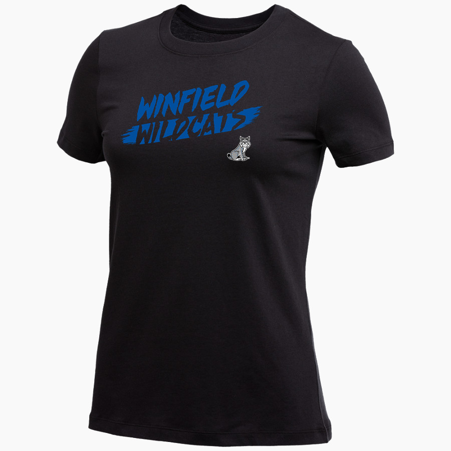Winfield Elementary Wildcats <span class="pdp-name-mascot">Winfield Elementary Wildcats</span> Nike Women's Core Short Sleeve T-Shirt