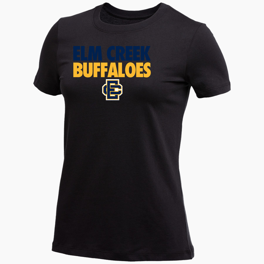 Elm Creek Buffaloes <span class="pdp-name-mascot">Elm Creek Buffaloes</span> Nike Women's Core Short Sleeve T-Shirt