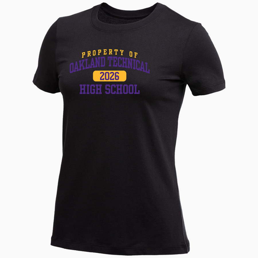 OAKLAND TECHNICAL HIGH SCHOOL BULLDOGS <span class="pdp-name-mascot">OAKLAND BULLDOGS</span> Nike Women's Core Short Sleeve T-Shirt