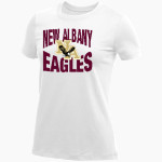 NEW ALBANY HIGH SCHOOL EAGLES Nike Women's Core Short Sleeve T-Shirt Front Thumbnail