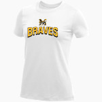 Manteo Braves Nike Women's Core Short Sleeve T-Shirt Front Thumbnail