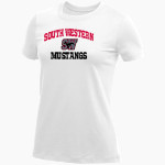 SOUTH WESTERN SENIOR HIGH SCHOOL MUSTANGS <span class="pdp-name-mascot">SOUTH WESTERN MUSTANGS</span> Nike Women's Core Short Sleeve T-Shirt Front Thumbnail