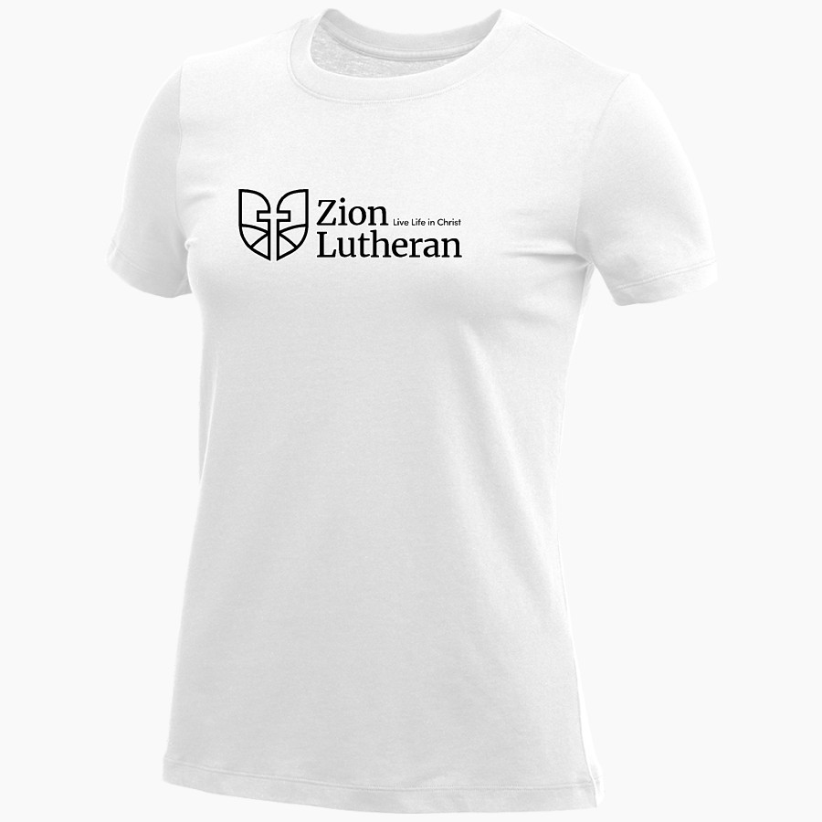 Zion Lutheran School Panthers Nike Women's Core Short Sleeve T-Shirt