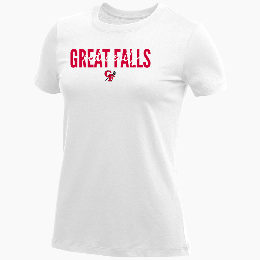 GREAT FALLS HIGH SCHOOL RED DEVILS Nike Women's Core Short Sleeve T-Shirt