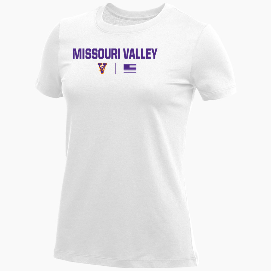 Missouri Valley Vikings <span class="pdp-name-mascot">Missouri Valley College Vikings</span> Nike Women's Core Short Sleeve T-Shirt
