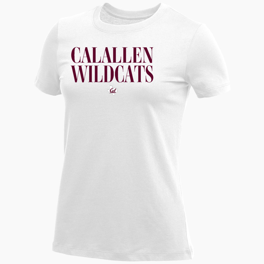 CALALLEN HIGH SCHOOL WILDCATS <span class="pdp-name-mascot">CALALLEN WILDCATS</span> Nike Women's Core Short Sleeve T-Shirt