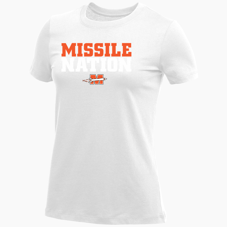 Milledgeville Missiles <span class="pdp-name-mascot">Milledgeville High School Missiles</span> Nike Women's Core Short Sleeve T-Shirt