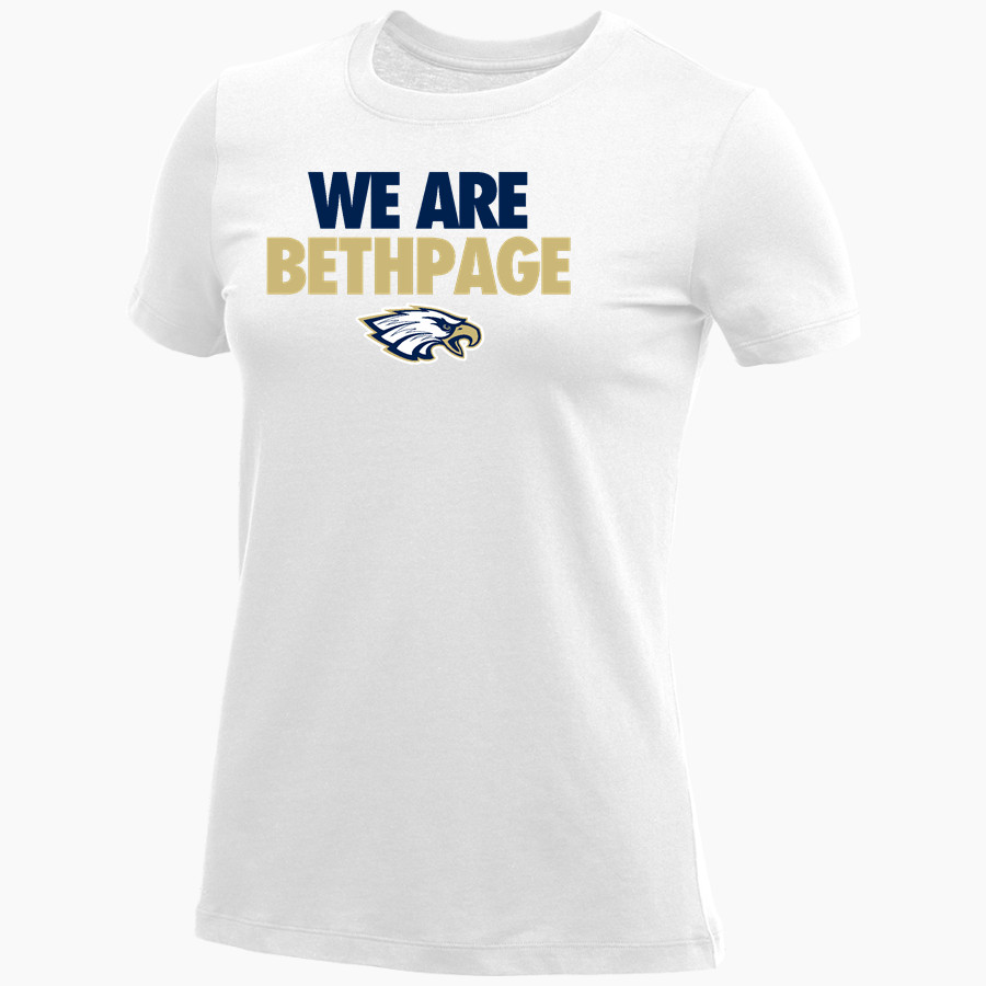 BETHPAGE HIGH SCHOOL GOLDEN EAGLES <span class="pdp-name-mascot">BETHPAGE GOLDEN EAGLES</span> Nike Women's Core Short Sleeve T-Shirt