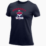 VICTORY BAPTIST ACADEMY PATRIOTS <span class="pdp-name-mascot">VICTORY BAPTIST ACADEMY PATRIOTS</span> Nike Women's Core Short Sleeve T-Shirt Front Thumbnail