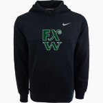 Frances Xavier Warde Jaguars <span class="pdp-name-mascot">Frances Xavier Warde School Jaguars</span> Nike Youth Club Pullover Fleece Hoodie Front Thumbnail