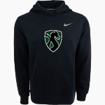 Drew Dragons <span class="pdp-name-mascot">Drew School Dragons</span> Nike Youth Club Pullover Fleece Hoodie Front Thumbnail