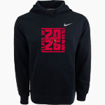 SHAW HIGH SCHOOL CARDINALS Nike Youth Club Pullover Fleece Hoodie Front Thumbnail