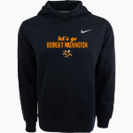 BOOKER T WASHINGTON HIGH SCHOOL HORNETS <span class="pdp-name-mascot">BOOKER T WASHINGTON HORNETS</span> Nike Youth Club Pullover Fleece Hoodie Front Thumbnail