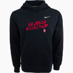 La Jolla Vikings Nike Youth Club Pullover Fleece Hoodie Front Thumbnail