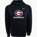 Gloversville High School Nike Youth Club Pullover Fleece Hoodie Front Thumbnail