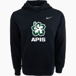 APIS Hawks Nike Youth Club Pullover Fleece Hoodie Front Thumbnail