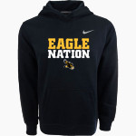 Hudson's Bay Eagles Nike Youth Club Pullover Fleece Hoodie Front Thumbnail