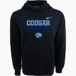 ALL SAINTS CATHOLIC HIGH SCHOOL COUGARS Nike Youth Club Pullover Fleece Hoodie Front Thumbnail