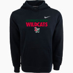 Lawrence North Wildcats <span class="pdp-name-mascot">Lawrence North Wildcats</span> Nike Youth Club Pullover Fleece Hoodie Front Thumbnail