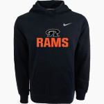 Raceland Rams <span class="pdp-name-mascot">Raceland Rams</span> Nike Youth Club Pullover Fleece Hoodie Front Thumbnail