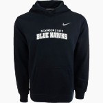 Dickinson State Blue Hawks Nike Youth Club Pullover Fleece Hoodie Front Thumbnail