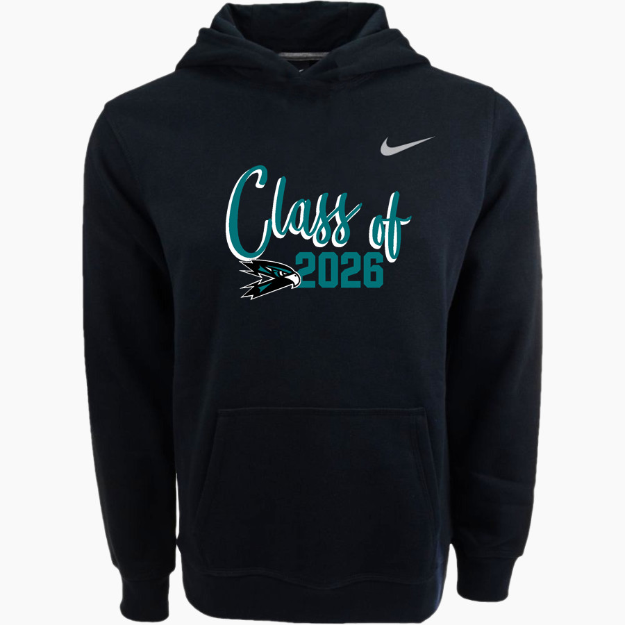 Folsom Lake Falcons Nike Youth Club Pullover Fleece Hoodie