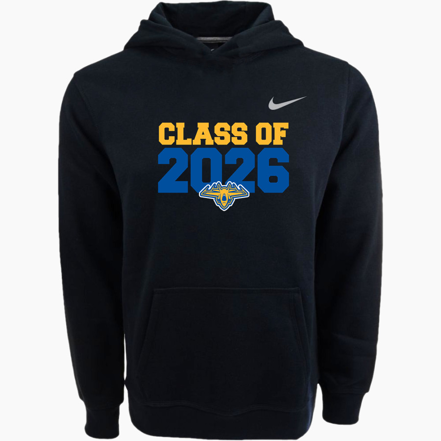 CLYDE HIGH SCHOOL FLIERS <span class="pdp-name-mascot">CLYDE FLIERS</span> Nike Youth Club Pullover Fleece Hoodie