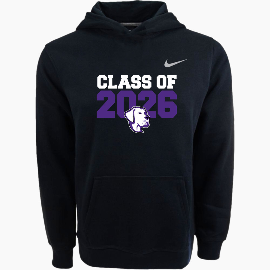 Shell Bank Brigade <span class="pdp-name-mascot">Shell Bank P771K@014 Labradors</span> Nike Youth Club Pullover Fleece Hoodie