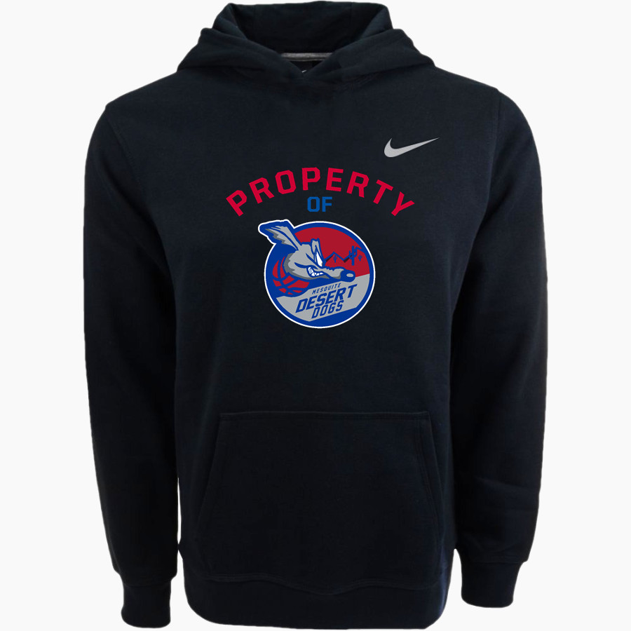 Mesquite Desert Dogs Nike Youth Club Pullover Fleece Hoodie