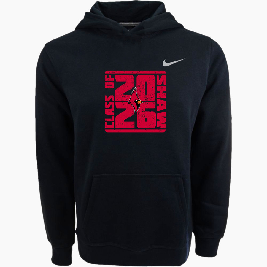 SHAW HIGH SCHOOL CARDINALS Nike Youth Club Pullover Fleece Hoodie
