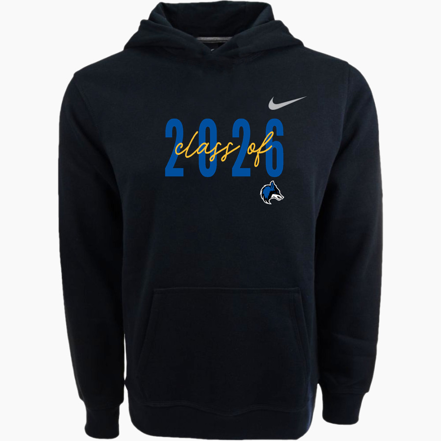 St. Gregory Wolves <span class="pdp-name-mascot">St. Gregory School Wolves</span> Nike Youth Club Pullover Fleece Hoodie