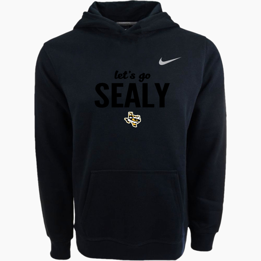 SEALY HIGH SCHOOL TIGERS Nike Youth Club Pullover Fleece Hoodie