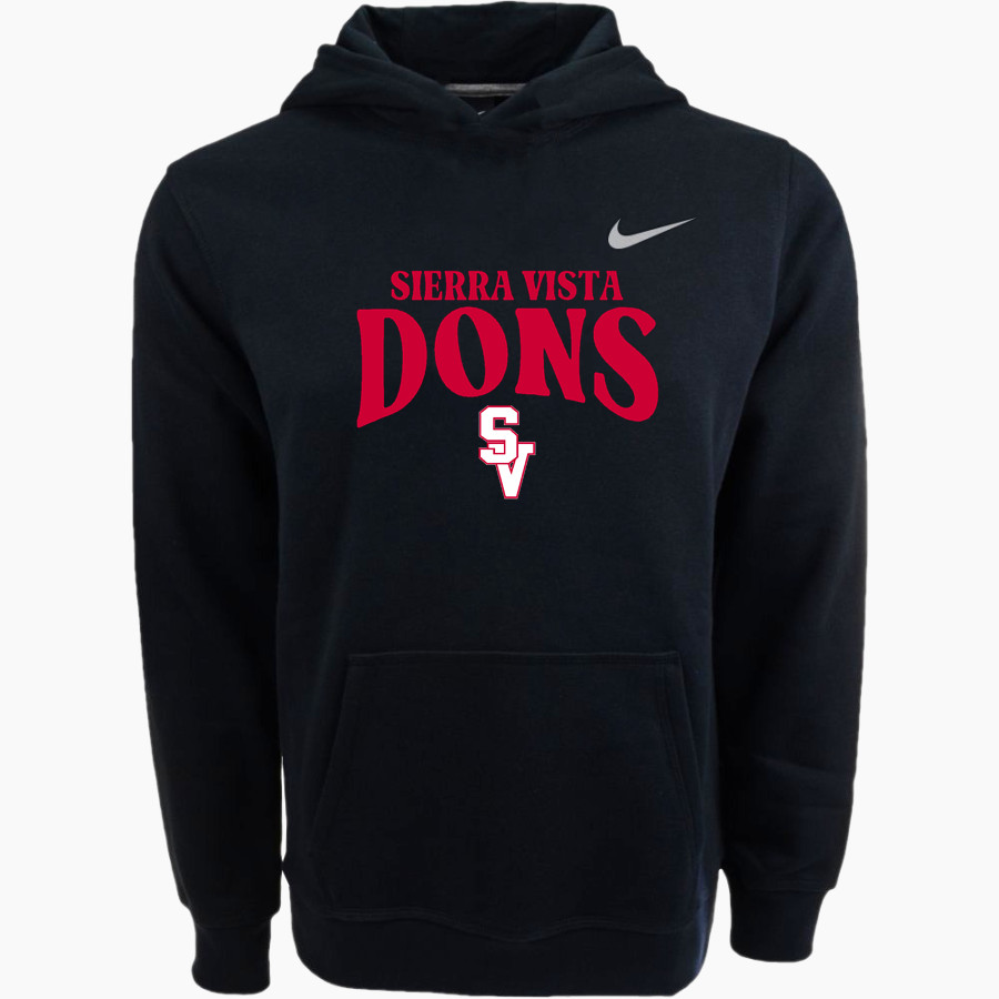 SIERRA VISTA HIGH SCHOOL DONS <span class="pdp-name-mascot">SIERRA VISTA DONS</span> Nike Youth Club Pullover Fleece Hoodie