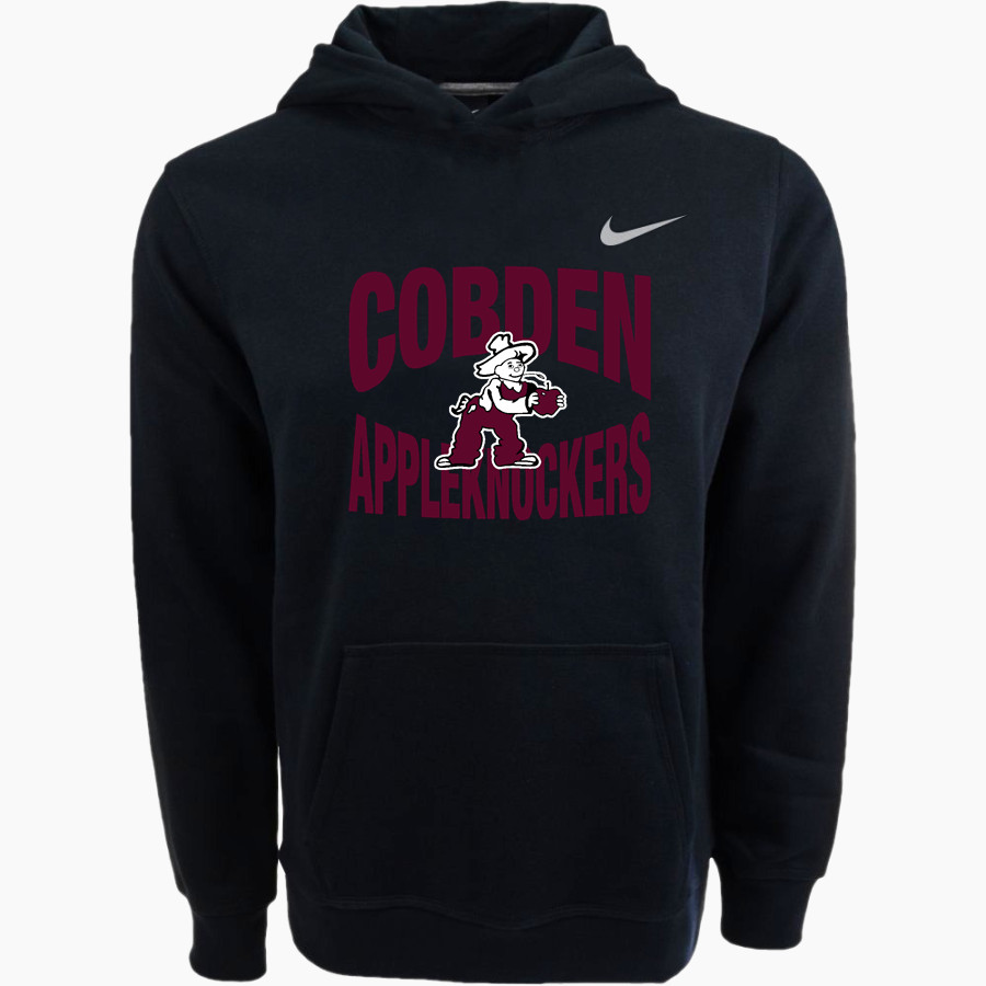 COBDEN HIGH SCHOOL APPLEKNOCKERS <span class="pdp-name-mascot">COBDEN APPLEKNOCKERS</span> Nike Youth Club Pullover Fleece Hoodie