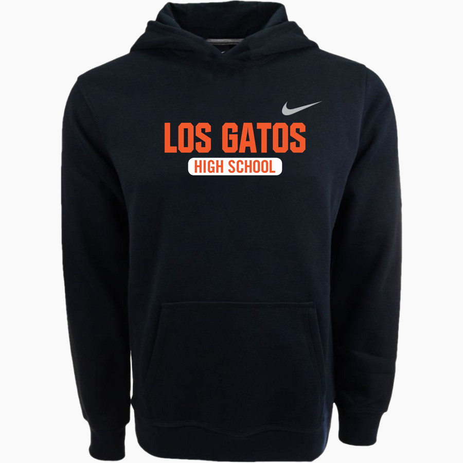 LOS GATOS HIGH SCHOOL WILDCATS <span class="pdp-name-mascot">LOS GATOS WILDCATS</span> Nike Youth Club Pullover Fleece Hoodie