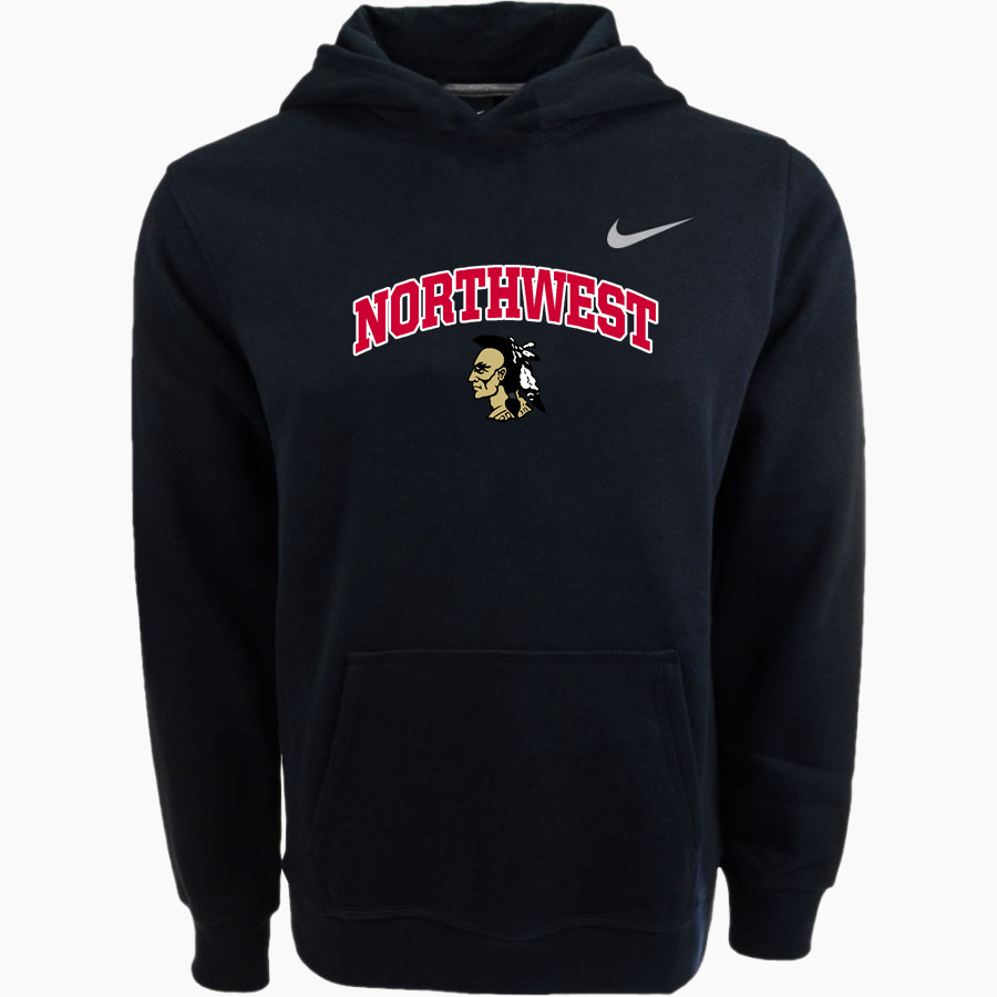 Northwest Mohawks <span class="pdp-name-mascot">Northwest Mohawks</span> Nike Youth Club Pullover Fleece Hoodie