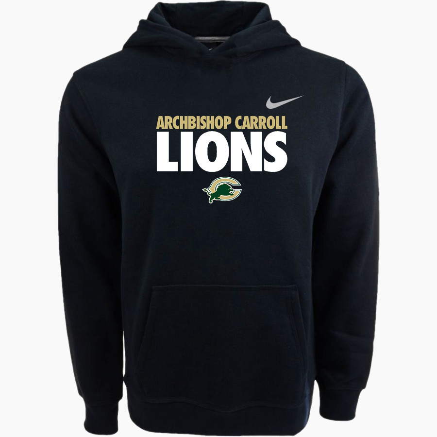ARCHBISHOP CARROLL HIGH SCHOOL LIONS <span class="pdp-name-mascot">ARCHBISHOP CARROLL LIONS</span> Nike Youth Club Pullover Fleece Hoodie