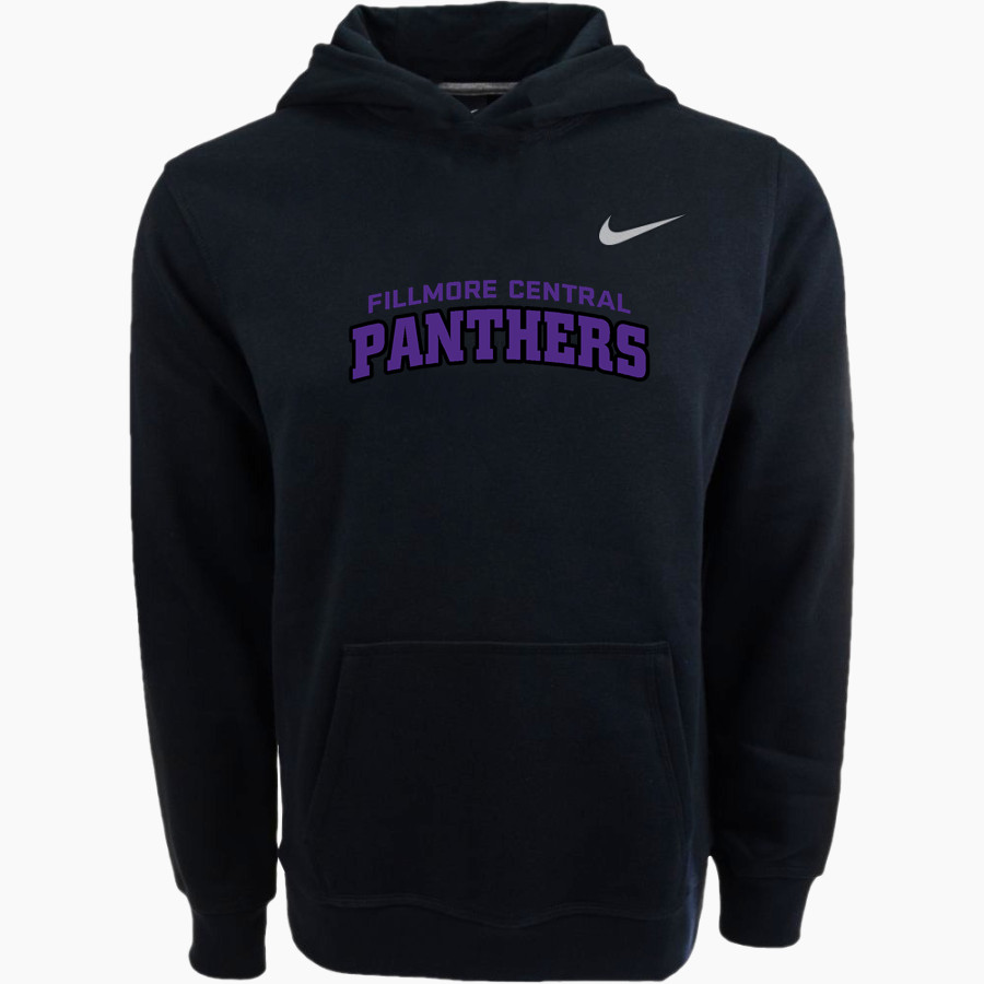 FILLMORE CENTRAL HIGH SCHOOL PANTHERS <span class="pdp-name-mascot">FILLMORE CENTRAL PANTHERS</span> Nike Youth Club Pullover Fleece Hoodie